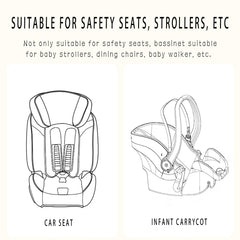 RYXCGXJ breathable mesh keeps baby cool during travel.