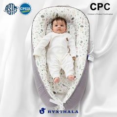 RYXTHALA lounger adjustable from 18 to 24 inches for growing baby.