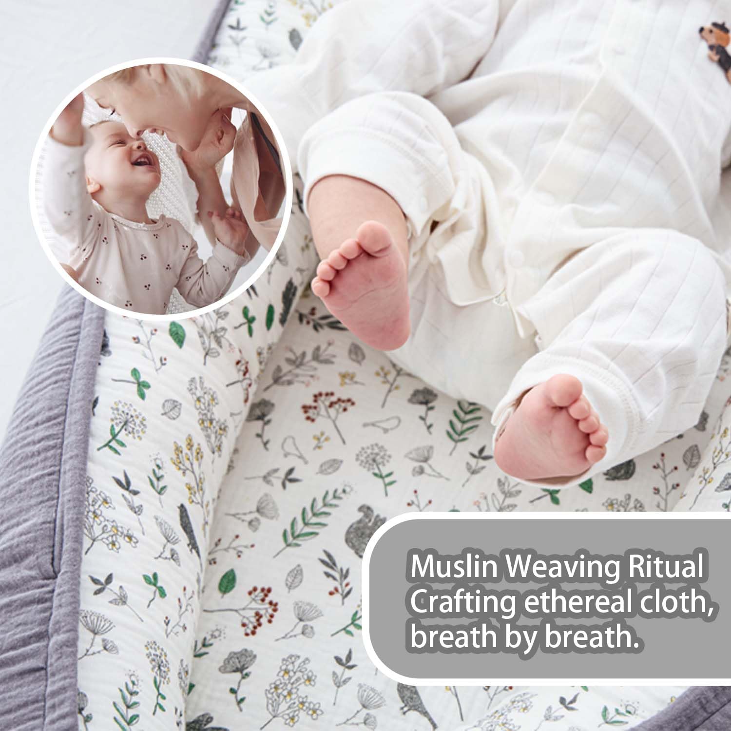 RYXTHALA double-layer bumper supports gentle posture and hip alignment.
