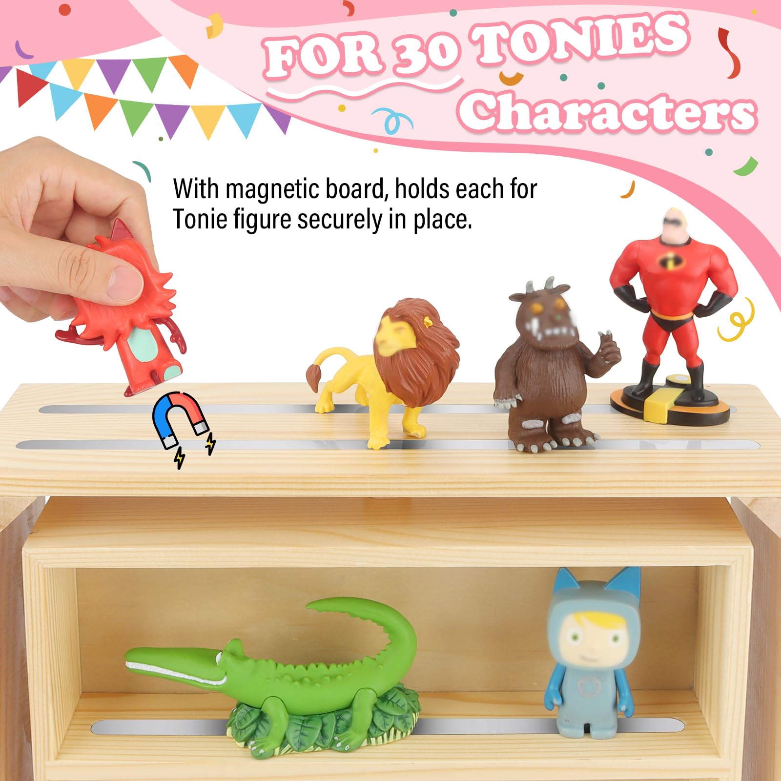 RZYLKA dual-function organizer and display rack blends storage with showpiece appeal