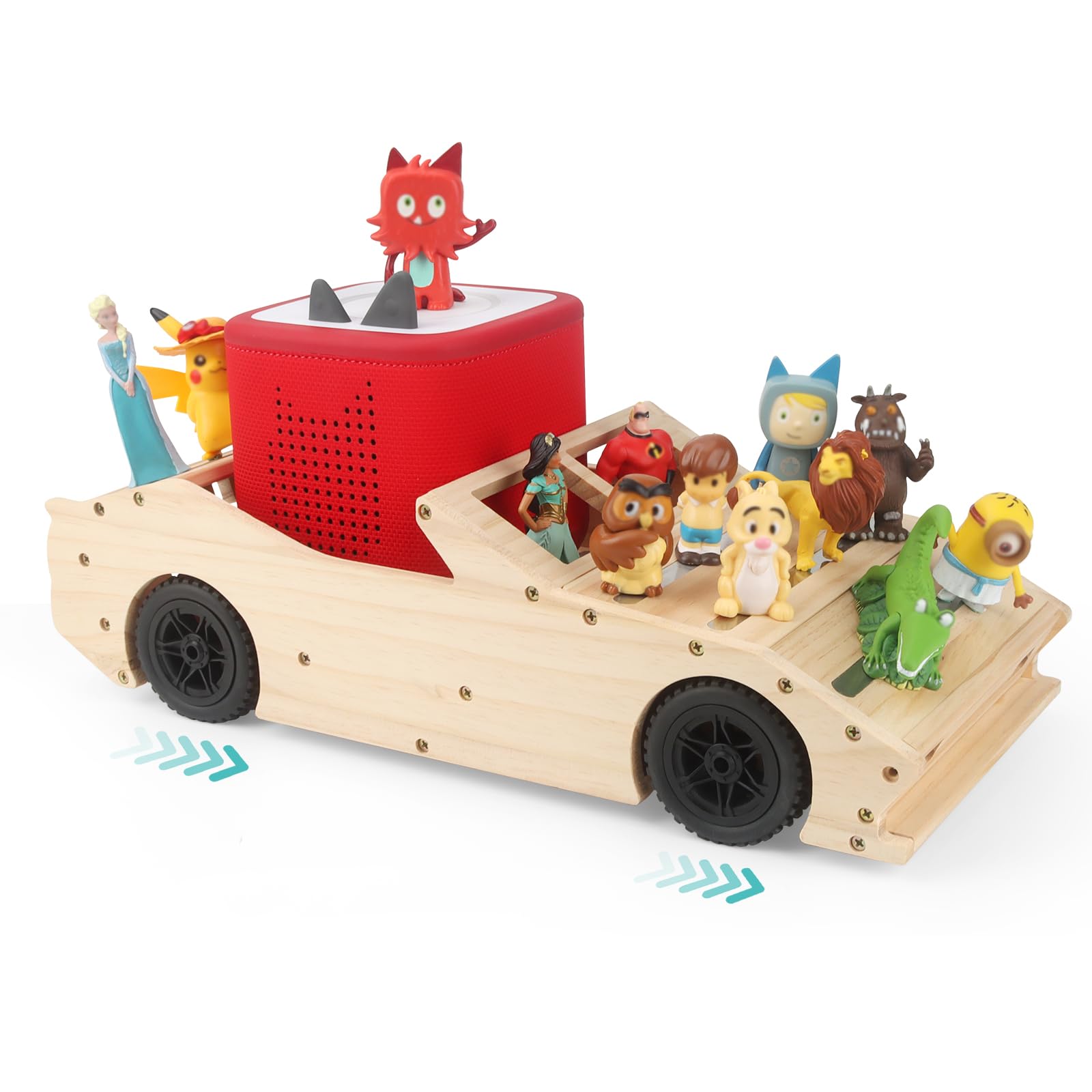 RZYLKA sports car-tonies shelf front view for quick access to favorites.