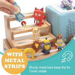 RZYLKA Tonies box Gen1/Gen2 storage neatly holds the player and accessories.