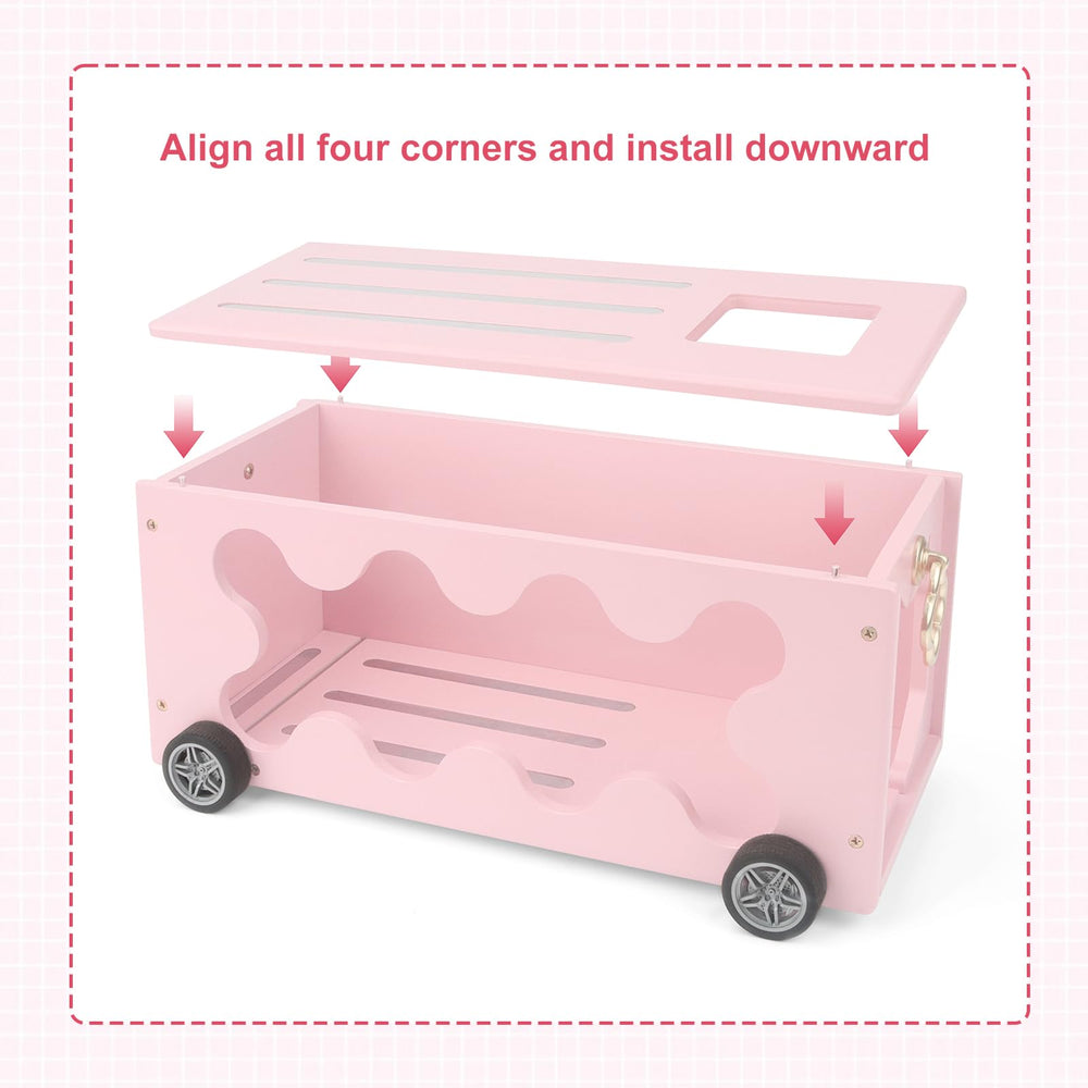 RZYLKA Easy-assembly shelf for Tonies Box Organizer