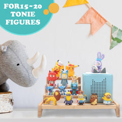RZYLKA Tonies magnetic shelf with strong magnets keeps figures secure.