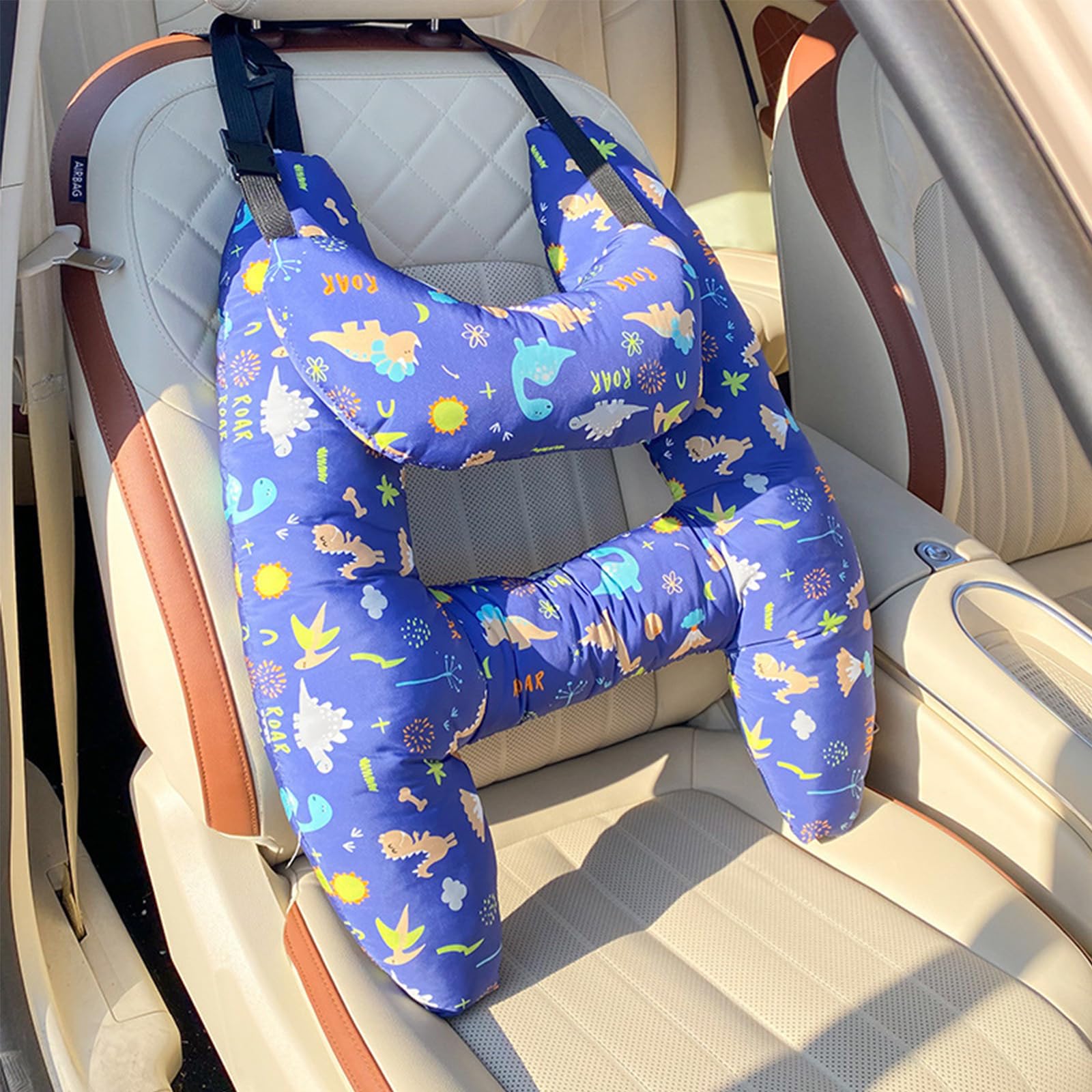 S-SNAIL-OO travel pillow positioned as a reliable road trip companion for kids
