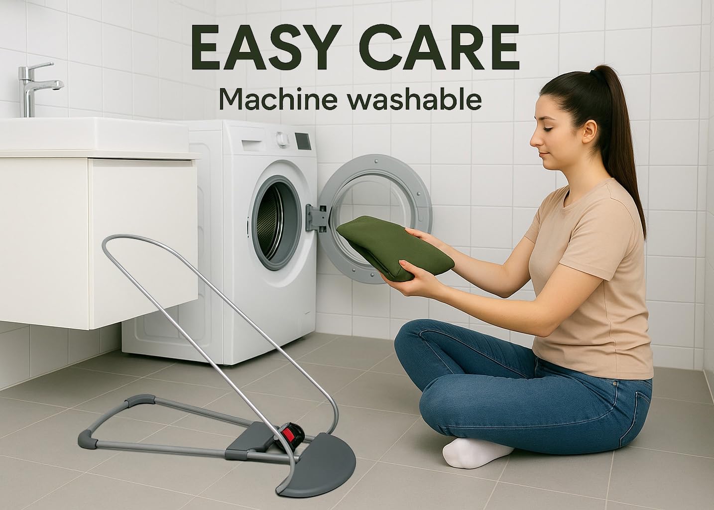 SA ACCESSORIES easy-care fabric accepts regular washing without losing shape.