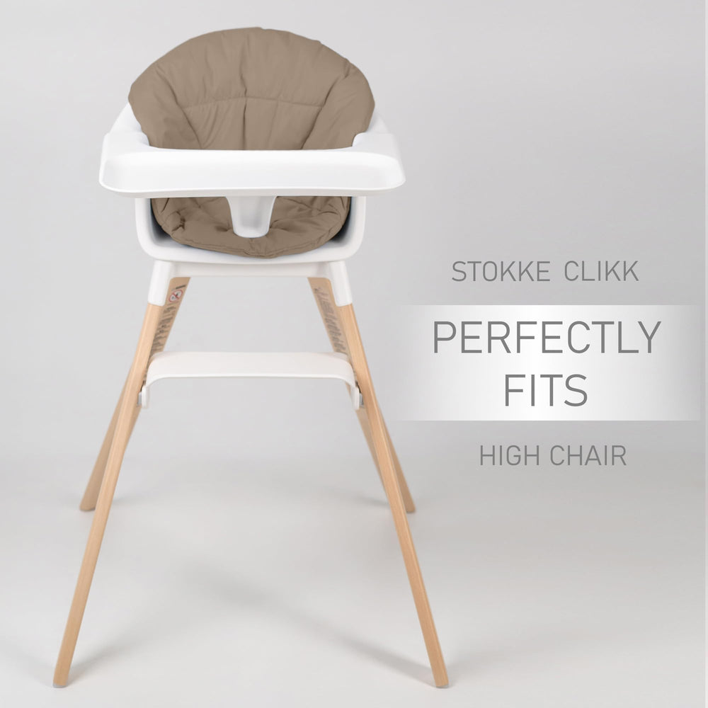SA ACCESSORIES mint color cushion adds modern style to the high chair.