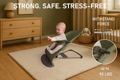 SA ACCESSORIES skin-friendly material cushions your baby with a soft surface.
