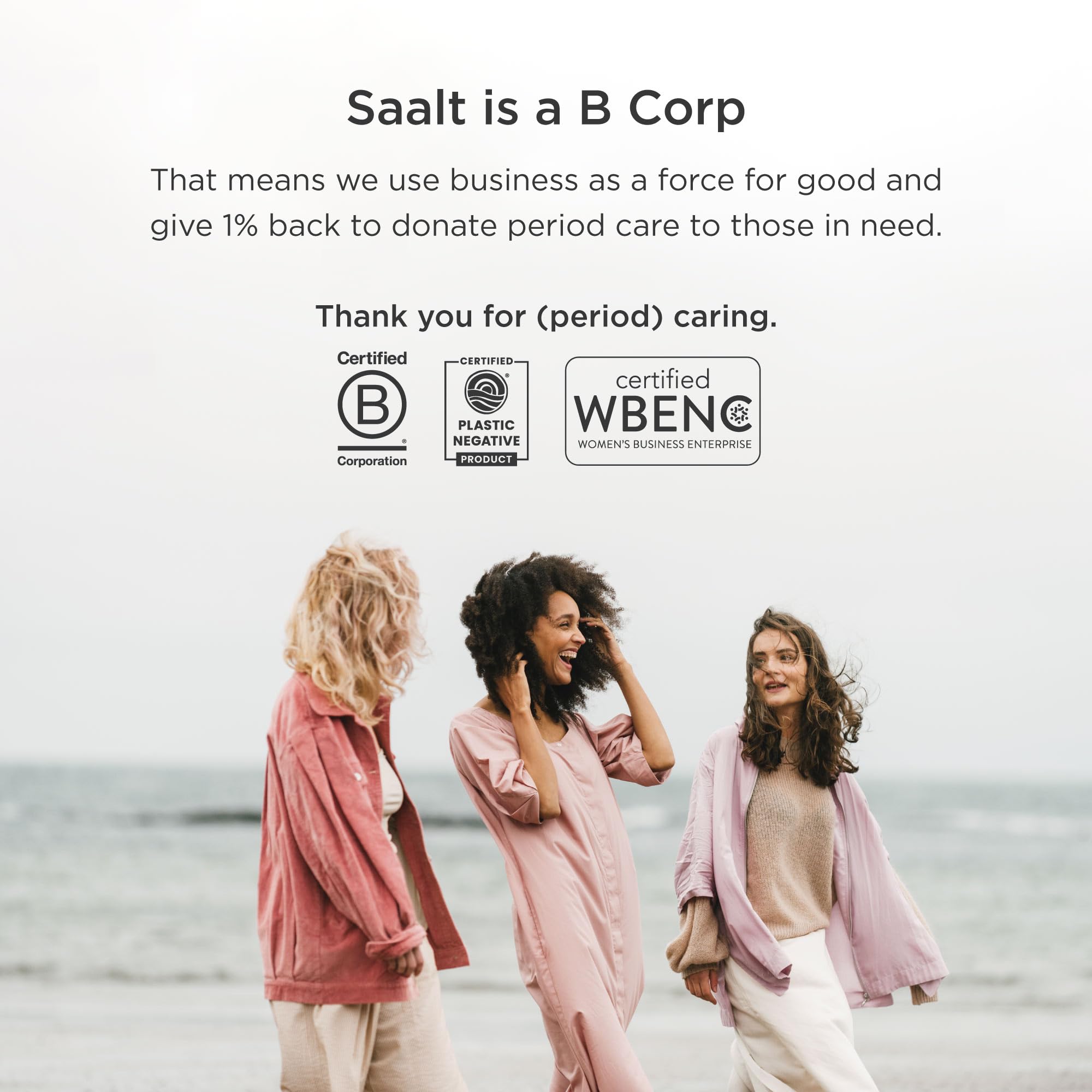 Saalt carrying bag and cup storage in soft cotton for travel readiness.