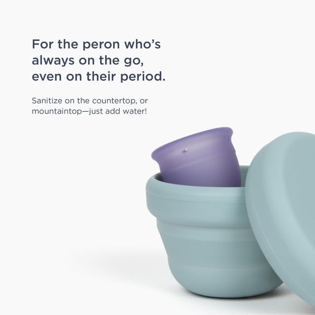 Saalt Compact Sanitizer made from BPA-free silicone for safe use.