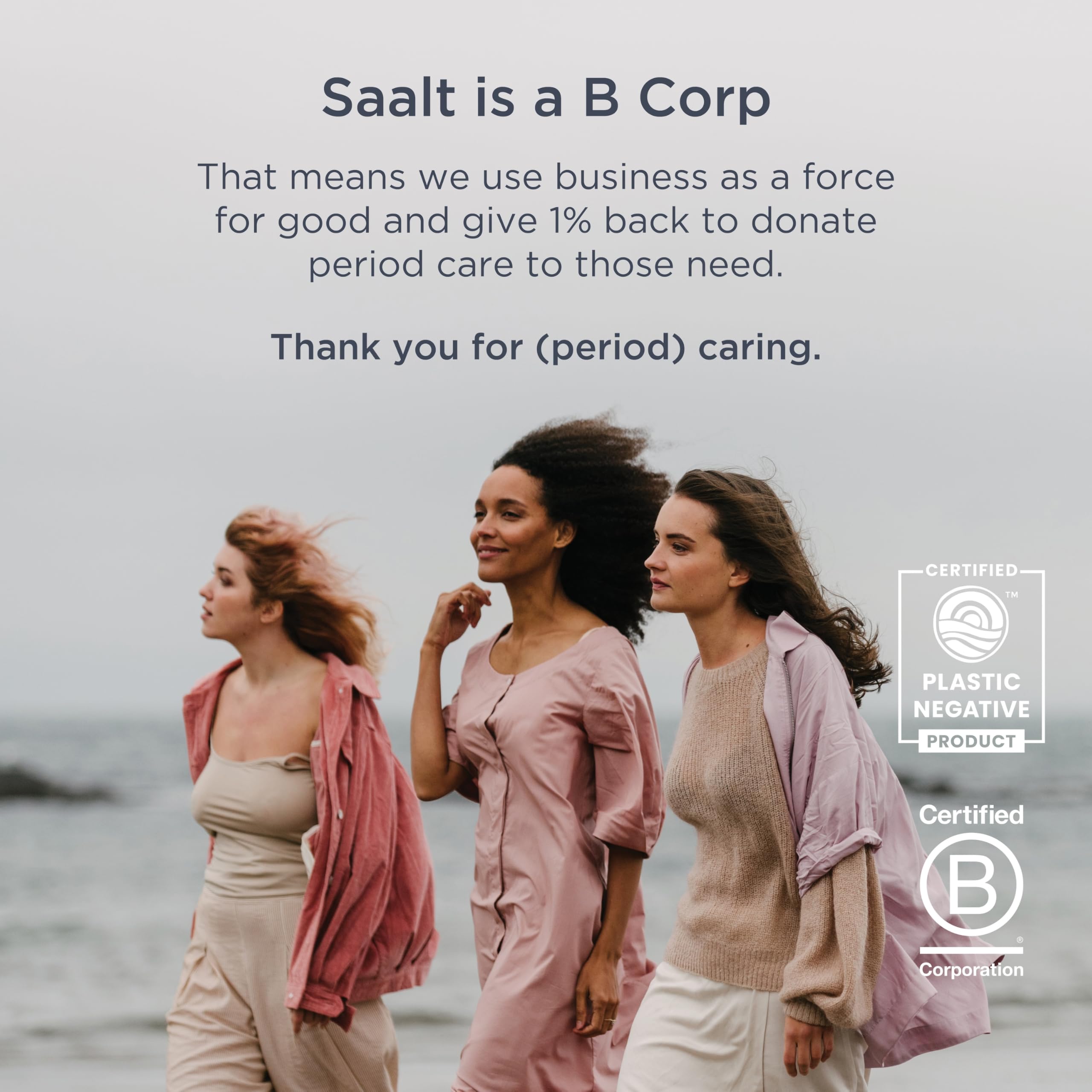 Saalt Daily Cleansing Wipes fragrance-free label signals a fragrance-free experience.