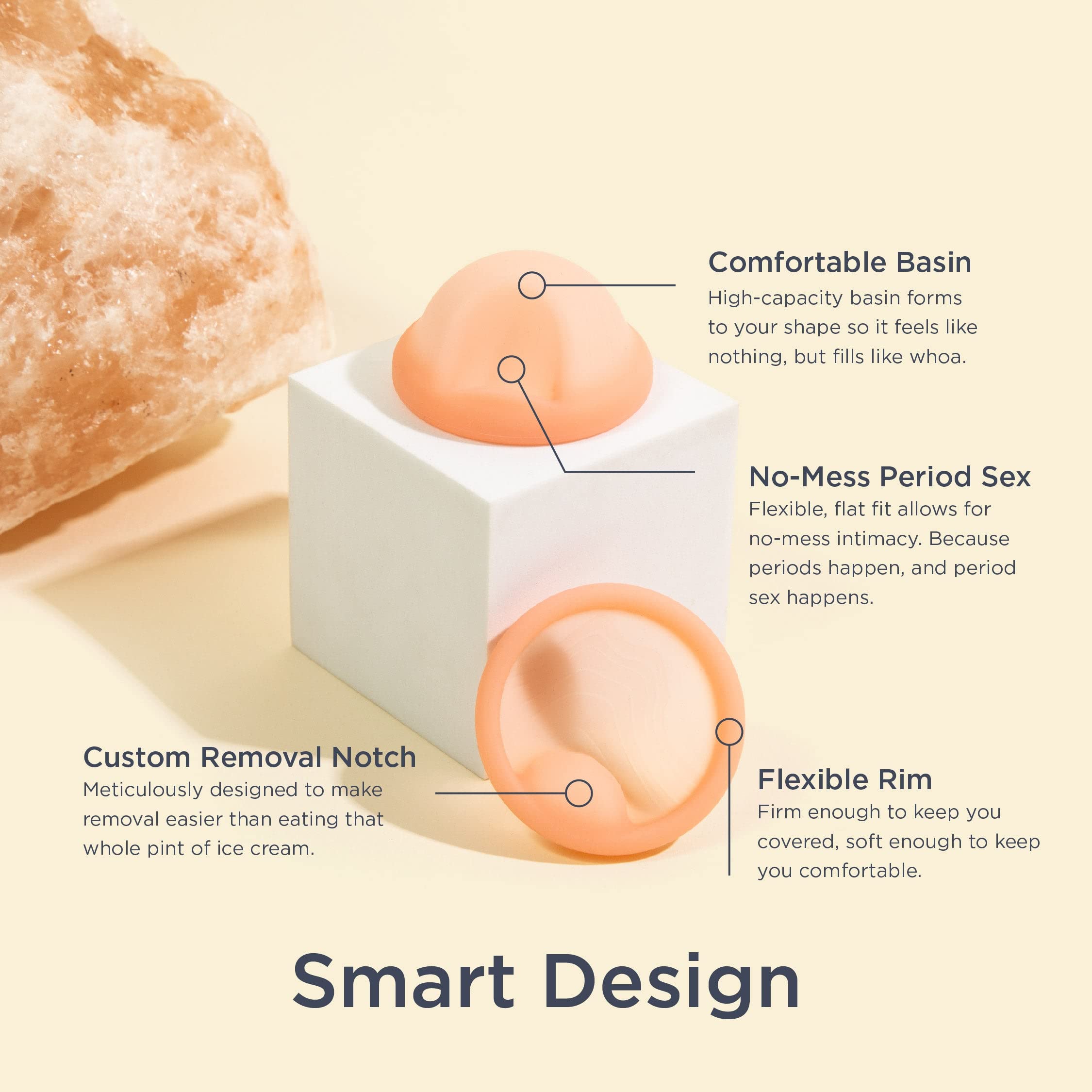 Saalt Disc folded for insertion demonstrates easy placement