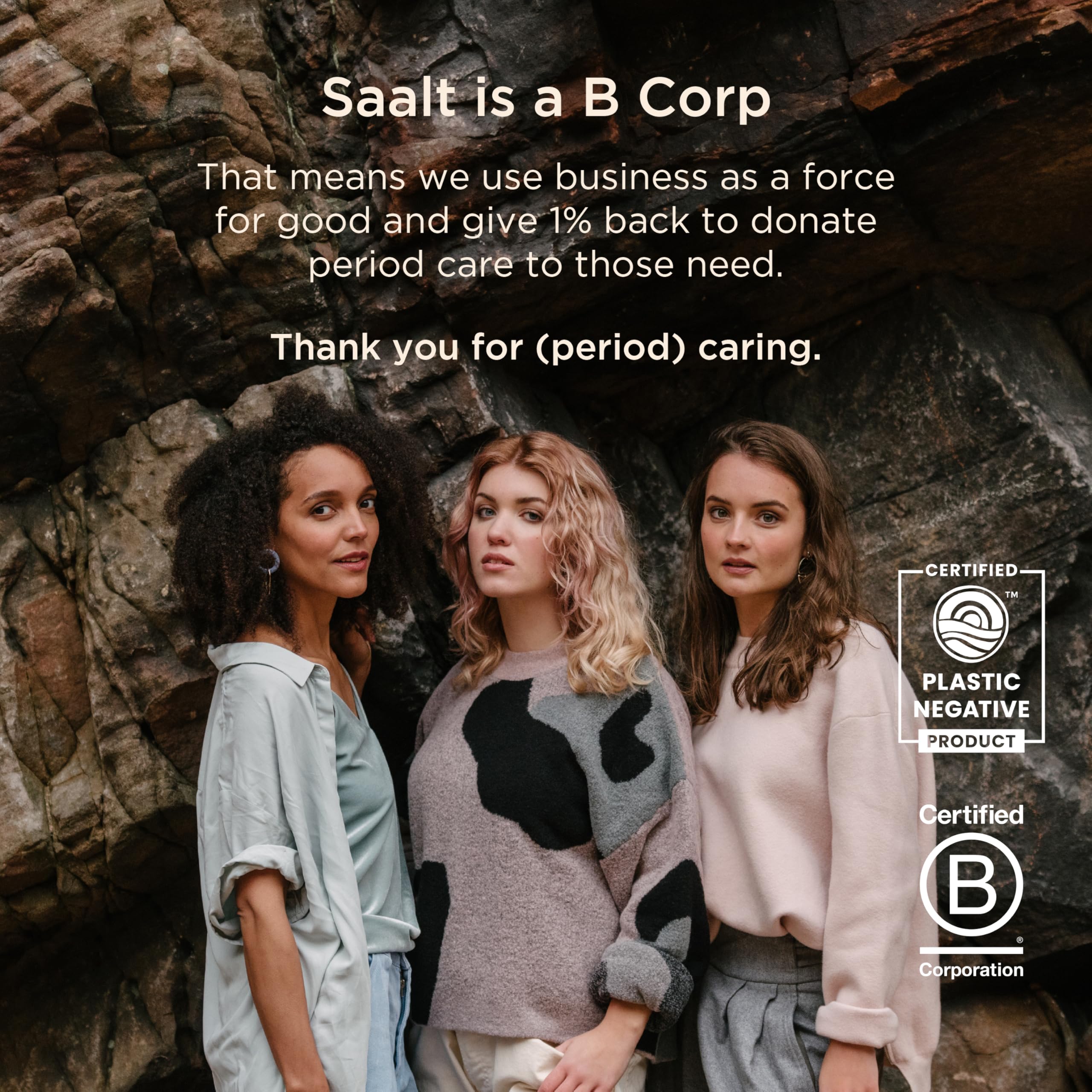 Saalt made in the USA reflects quality and responsible manufacturing.