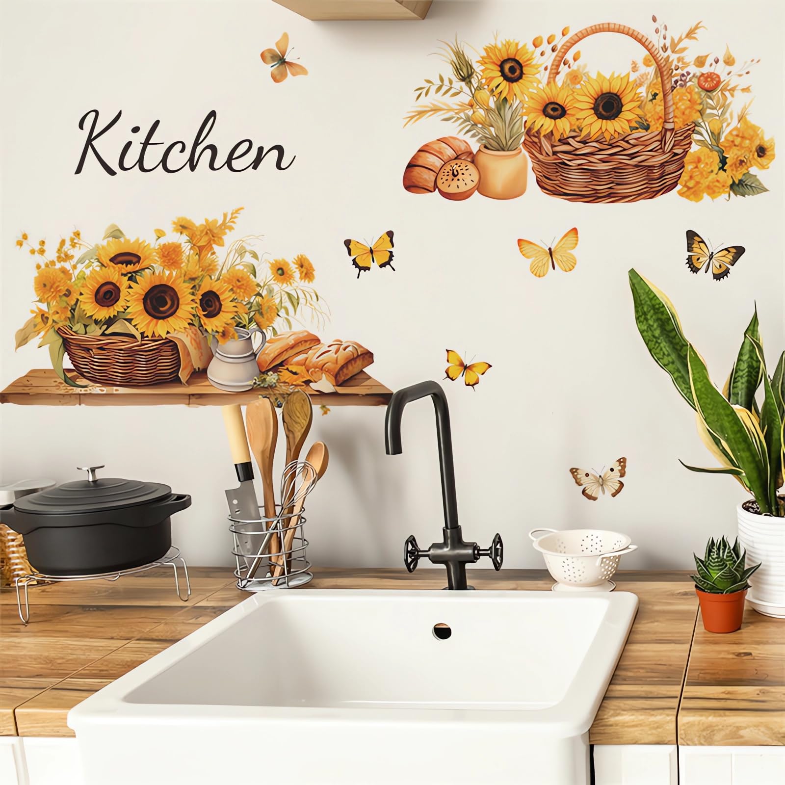 Sacinora bedroom wall decal adds soft floral charm and can be removed cleanly.