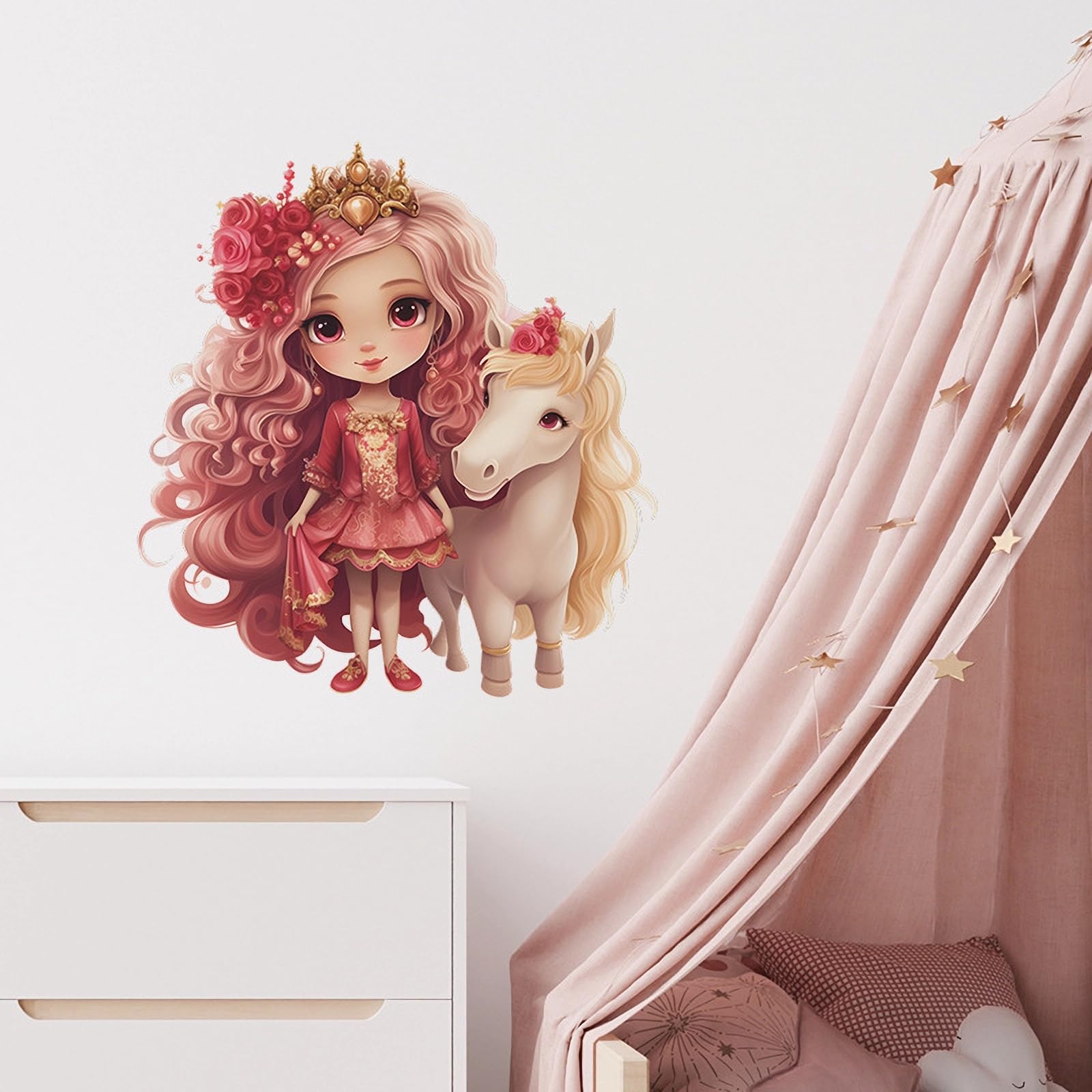 sacinora Cute Filly wall sticker brings playful charm to a kids' playroom.