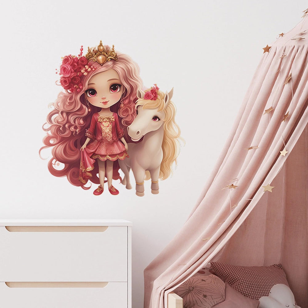 sacinora Cute Filly wall sticker brings playful charm to a kids' playroom.