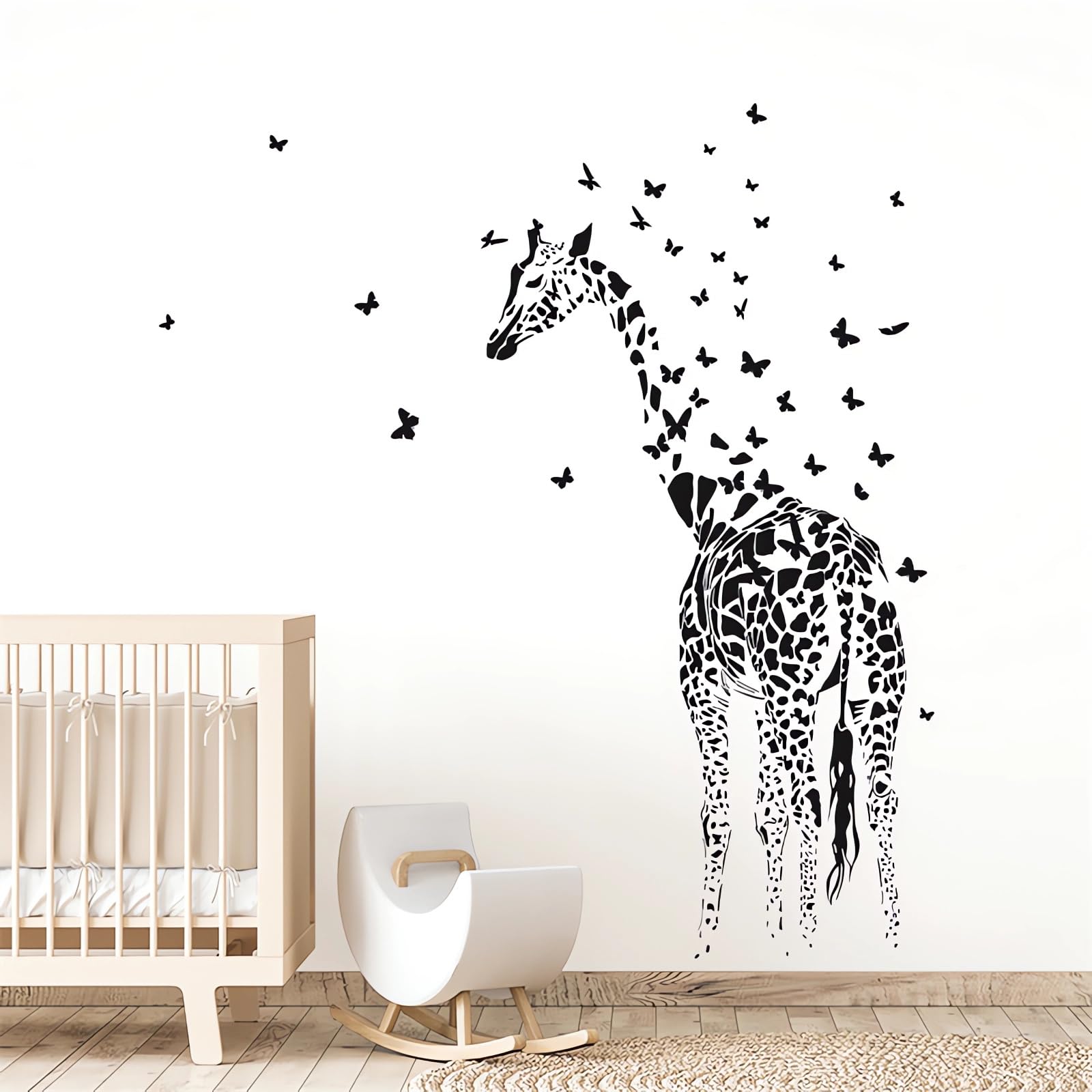 sacinora fluttering butterflies wall decal brightens spaces and sticks to various surfaces