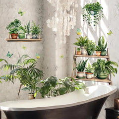 Sacinora greenery wall sticker pack for kitchen cabinets and doors