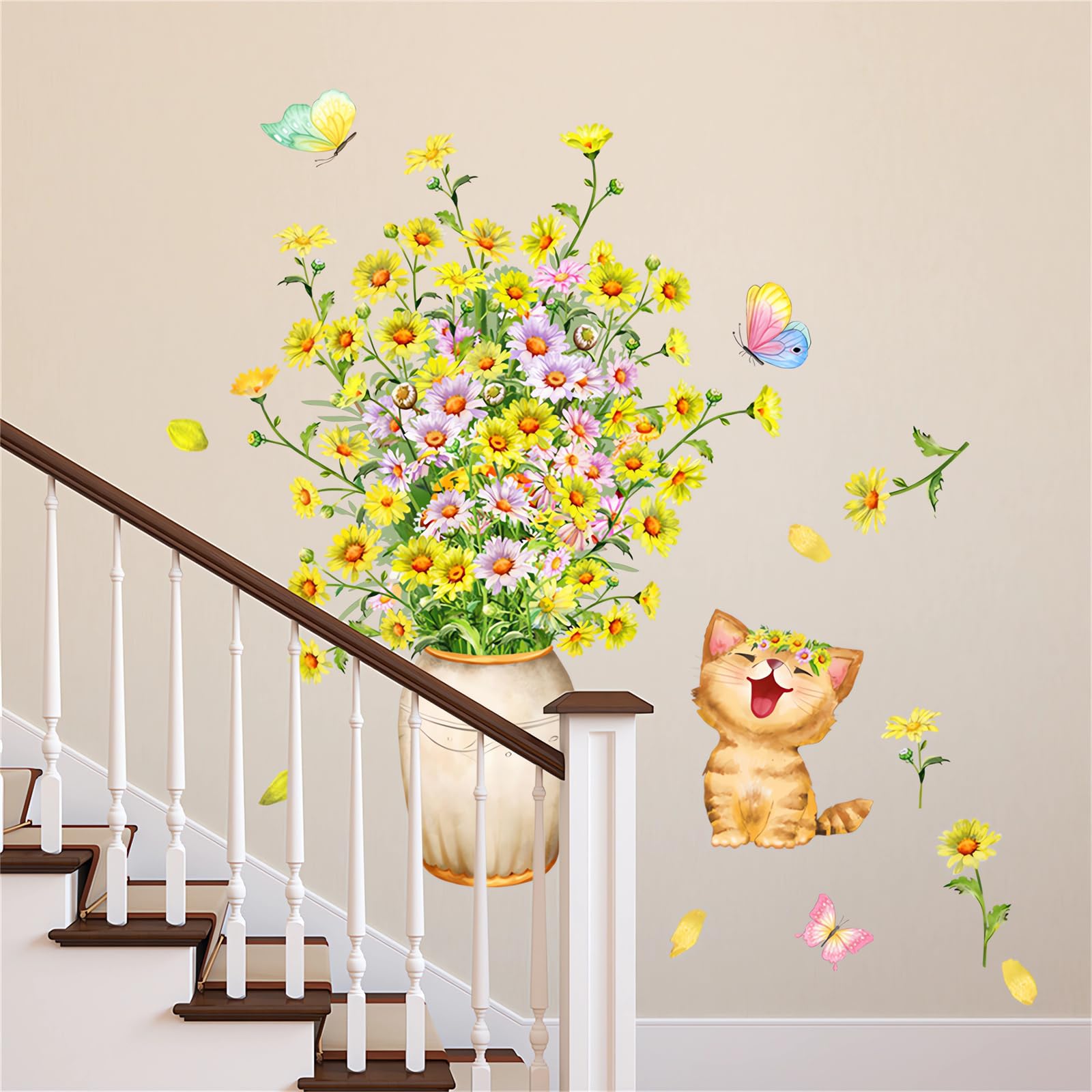 Sacinora living room decor wall sticker brightens the space