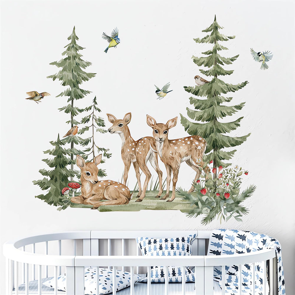 Sacinora living room wall decal display adds whimsy without permanent commitment
