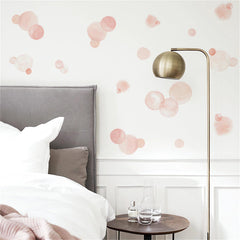Sacinora nursery and kids room decor ideas with pastel polka dots