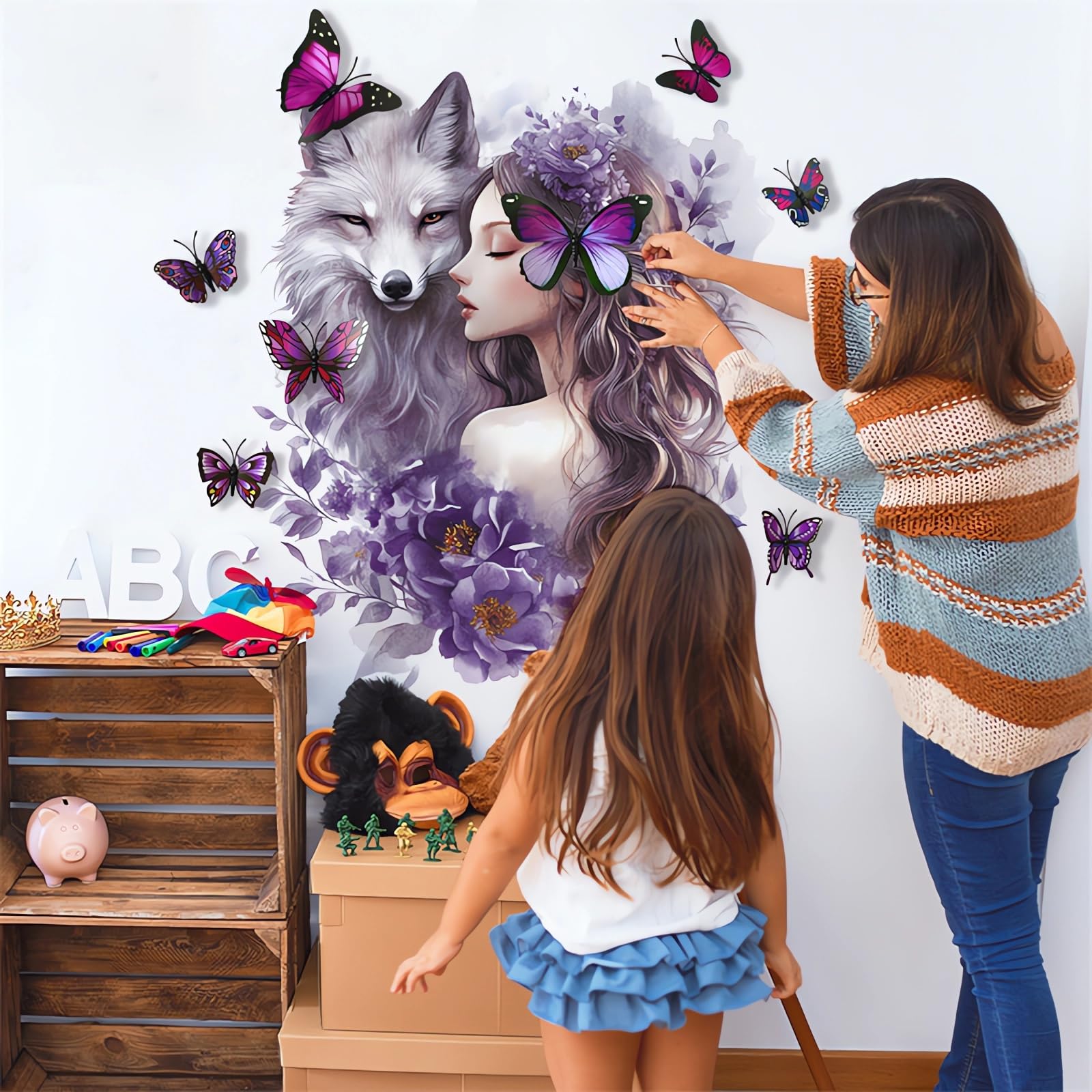 Sacinora removable vinyl decals designed for easy repositioning and quick updates.
