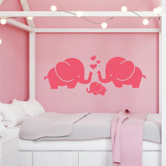 Sacinora wall decals brighten bedrooms with whimsical elephant art.