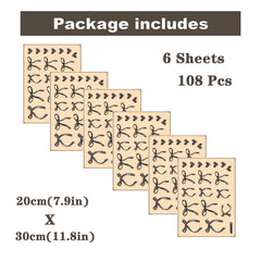 Sacinora removable vinyl wall stickers for versatile, residue-free decorating.