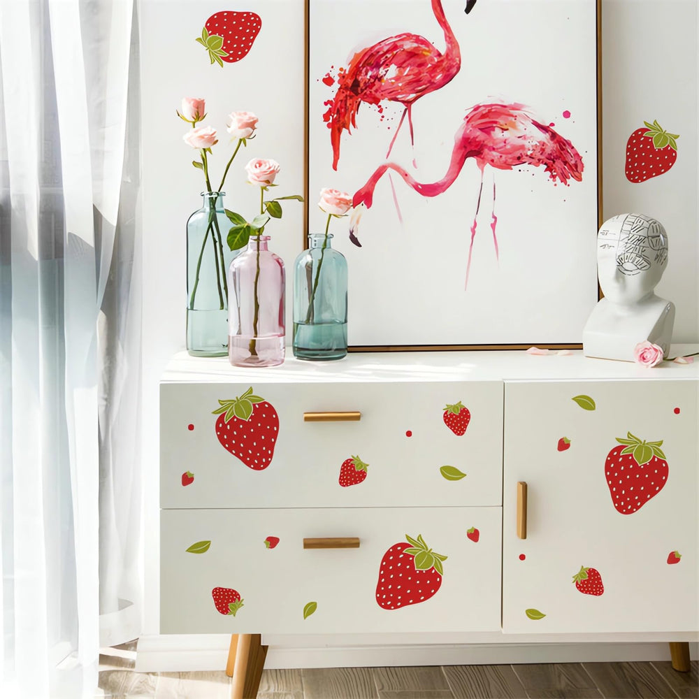 Sacinora removable wall stickers for bathroom spaces.