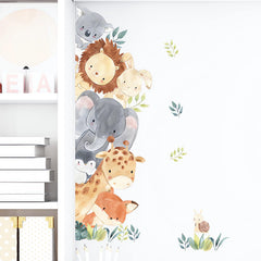 sacinora watercolor jungle giraffe wall sticker brightens kids rooms and supports playful learning