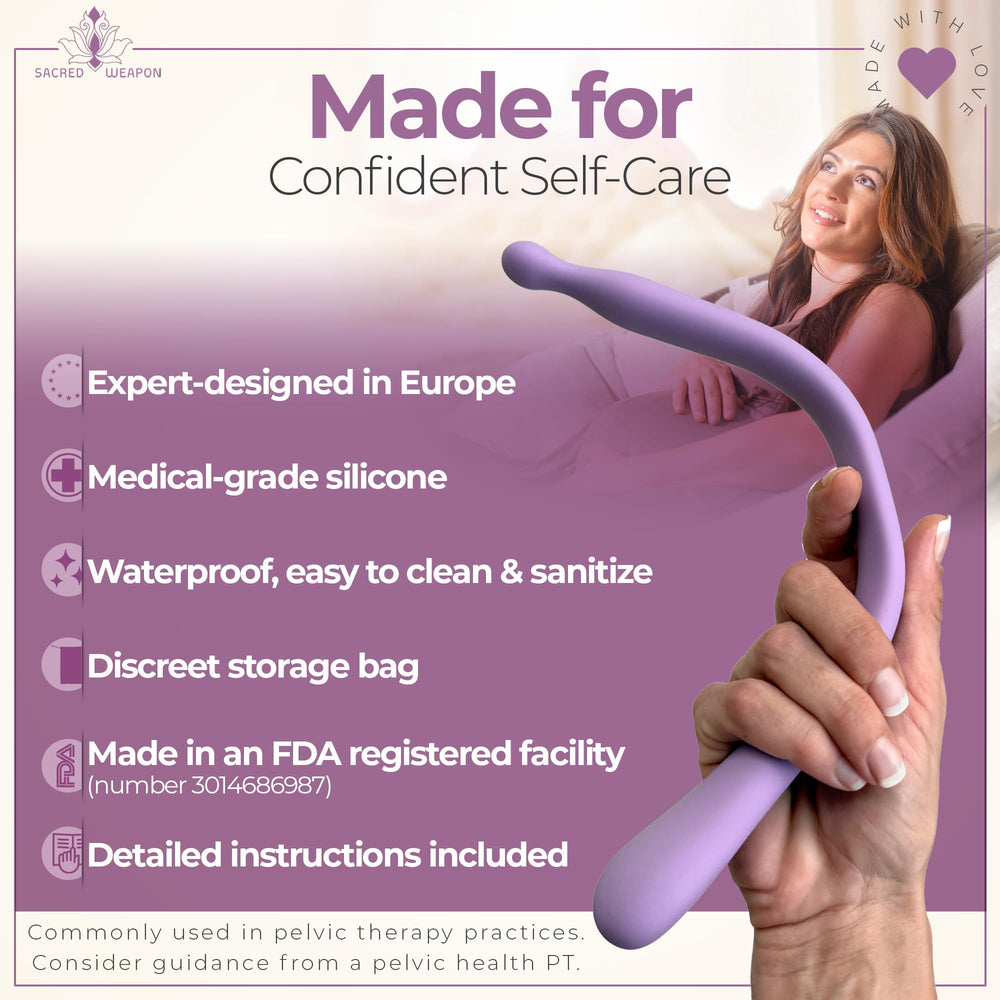 Sacred Weapon travel bag and lubricant for private use on the go.
