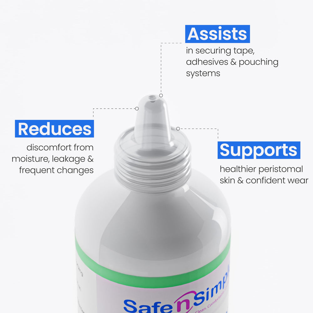 Safe n' Simple barrier-adhesion-support powder helps secure tapes and pouches
