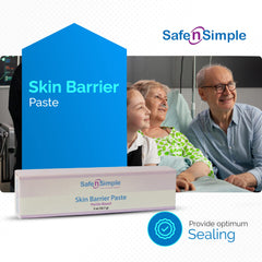 Safe n' Simple packaging showing barrier paste ready to use.