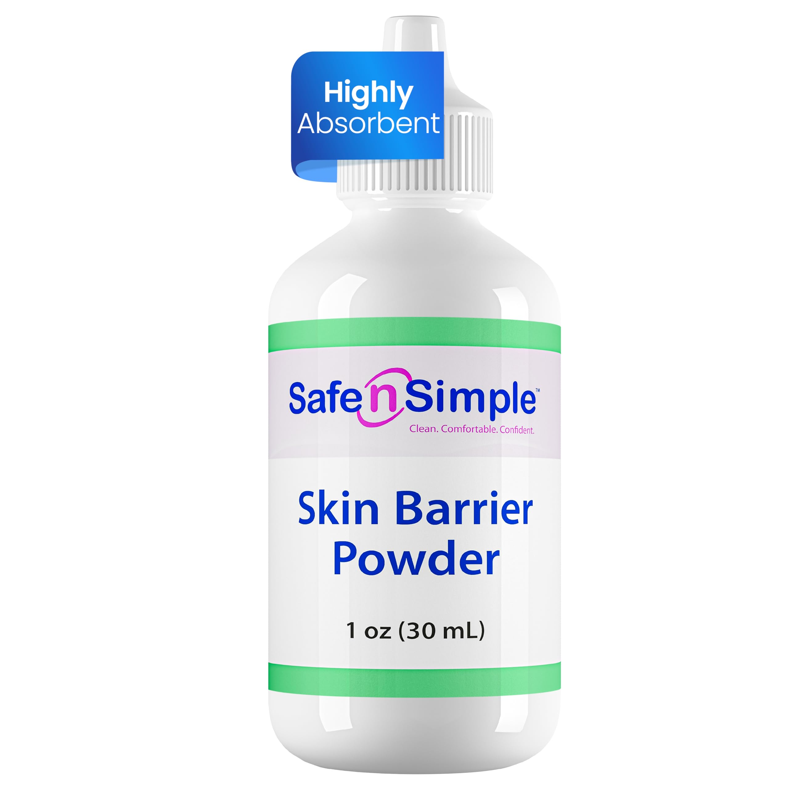 Safe n' Simple stoma barrier powder absorption-dust protects skin moisture