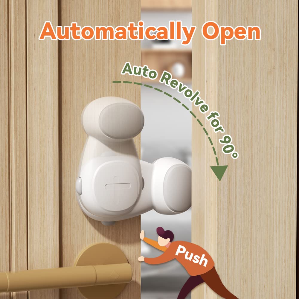 SAFELON baby safety door guard no drill conveys kid-safe compatibility for left- or right-opening doors