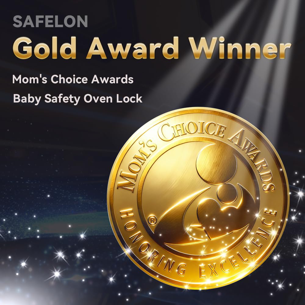 SAFELON oven lock with detailed buttons for easy access