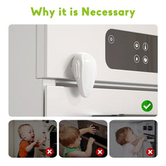 SAFELON oven lock white installation demo for quick setup