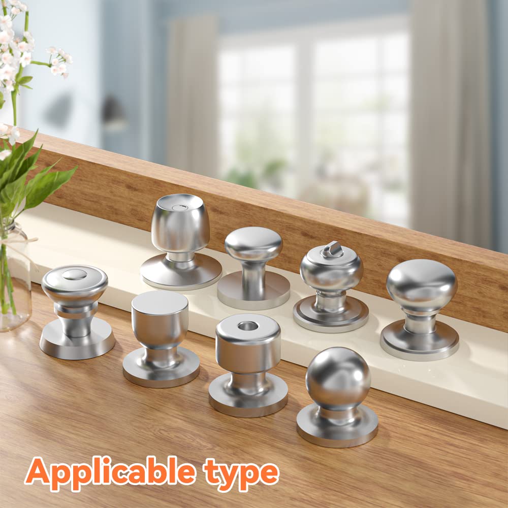 SAFELON design allows adults to rotate handles while children cannot reach openings.