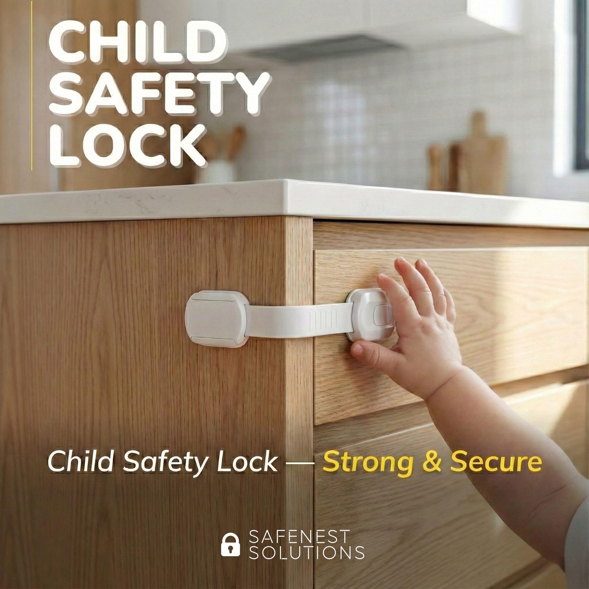 SafeNest three-prong outlet covers keep outlets tidy and safe.