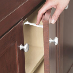 Safety 1st 42-pack wide grip latches for easy cabinet access while keeping curious kids out.
