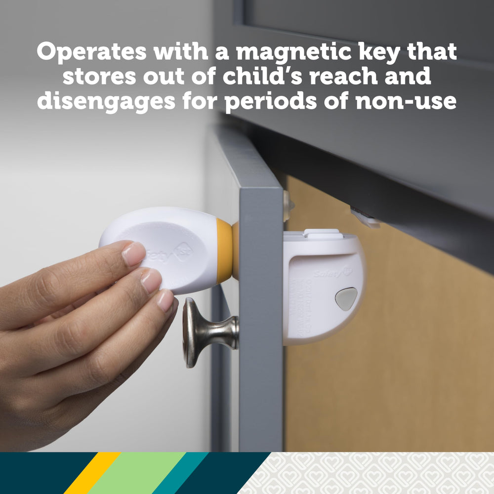 Safety 1st discreet inside-cabinet installation keeps hardware invisible from outside
