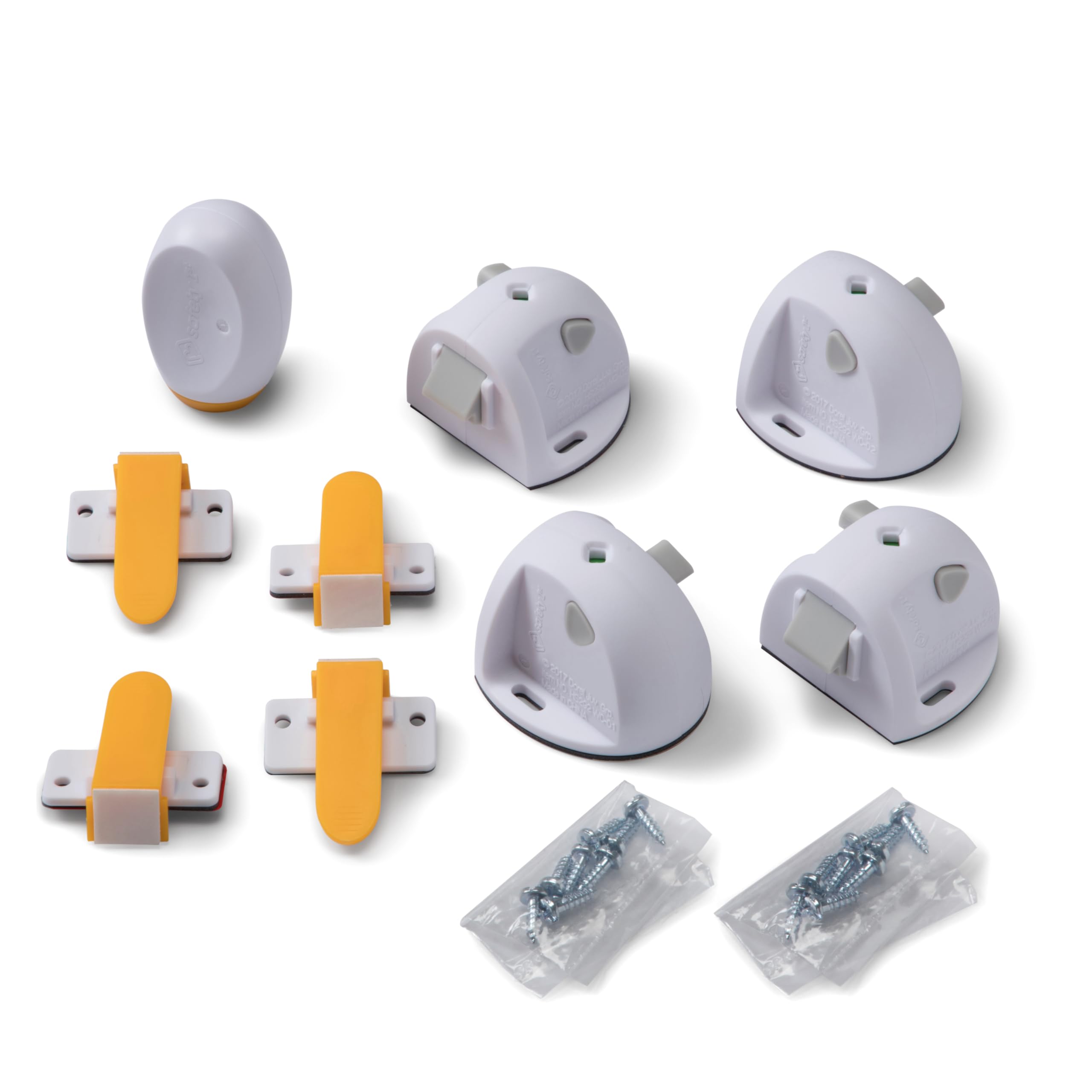 Safety 1st four-lock set with one magnetic key for comprehensive cabinet safety