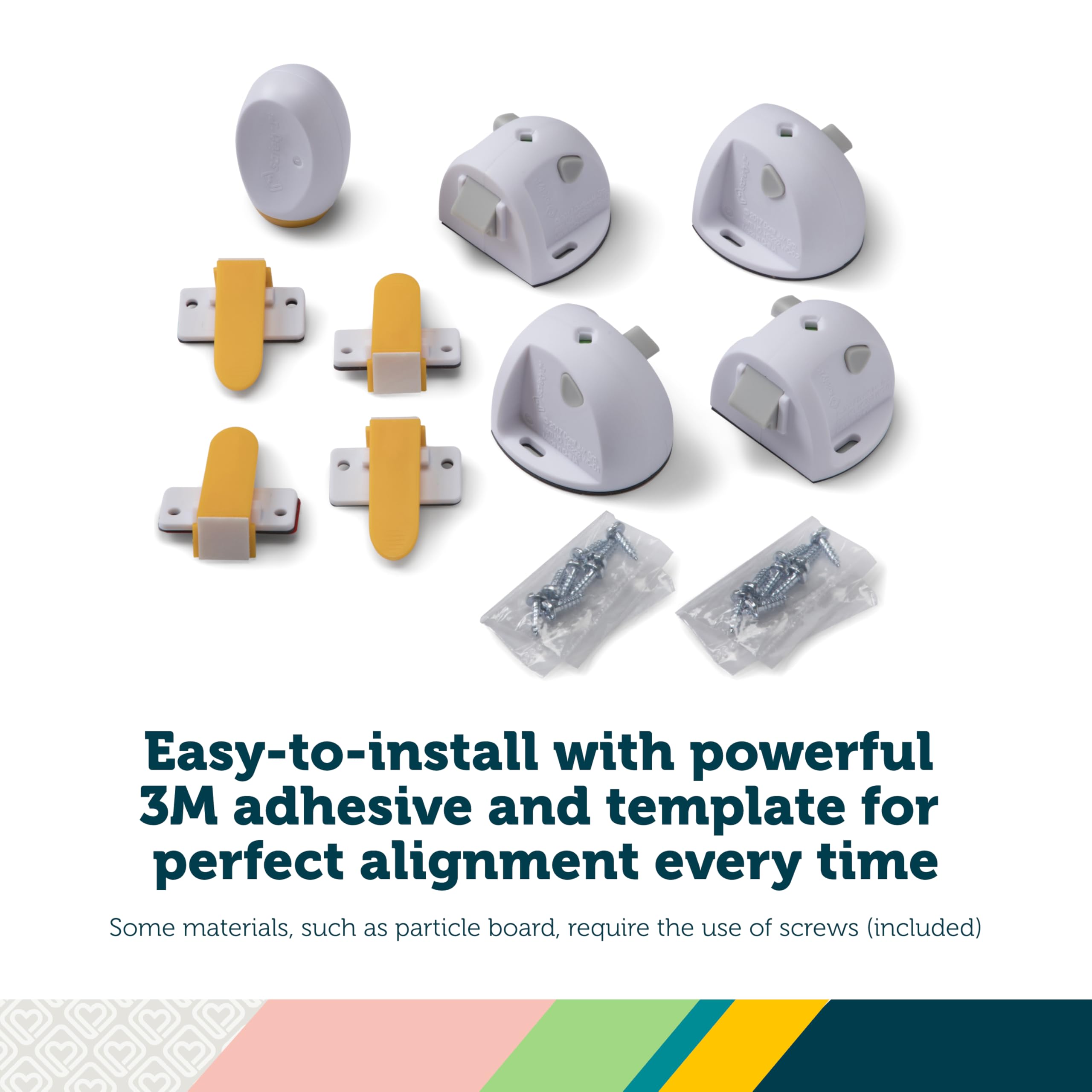 Safety 1st installation template ensures perfect alignment during setup