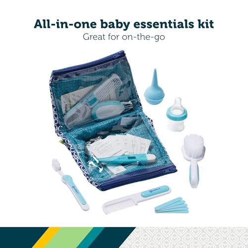 Safety 1st deluxe nasal aspirator with small tip fits newborn noses for gentle relief.