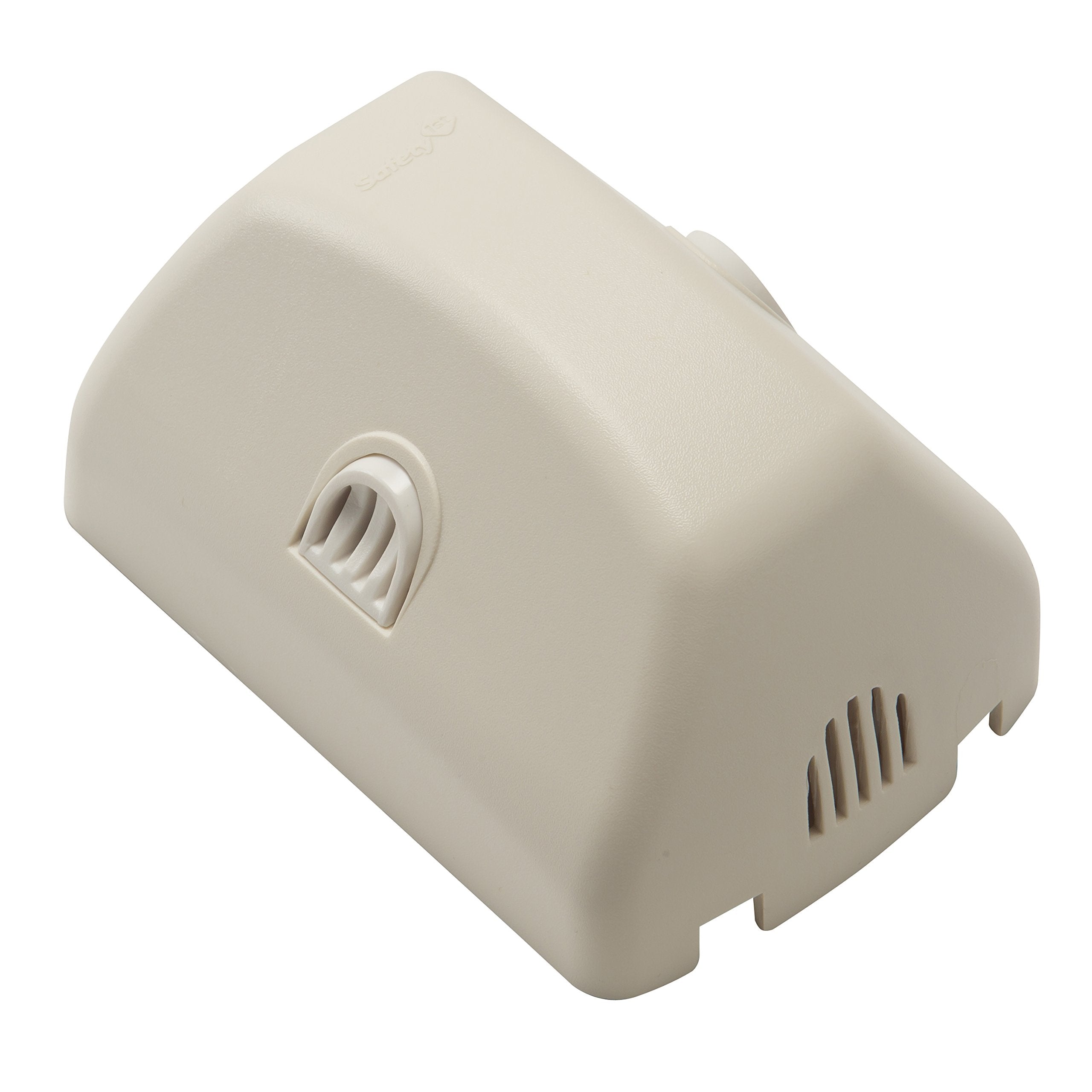 Four-pack Safety 1st design fits standard outlets for better cord management.