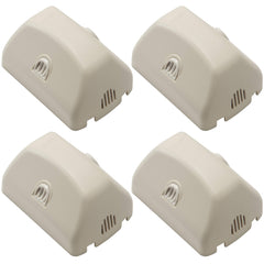 Safety 1st outlet cover with cord shortener in white keeps outlets safe and cords organized.