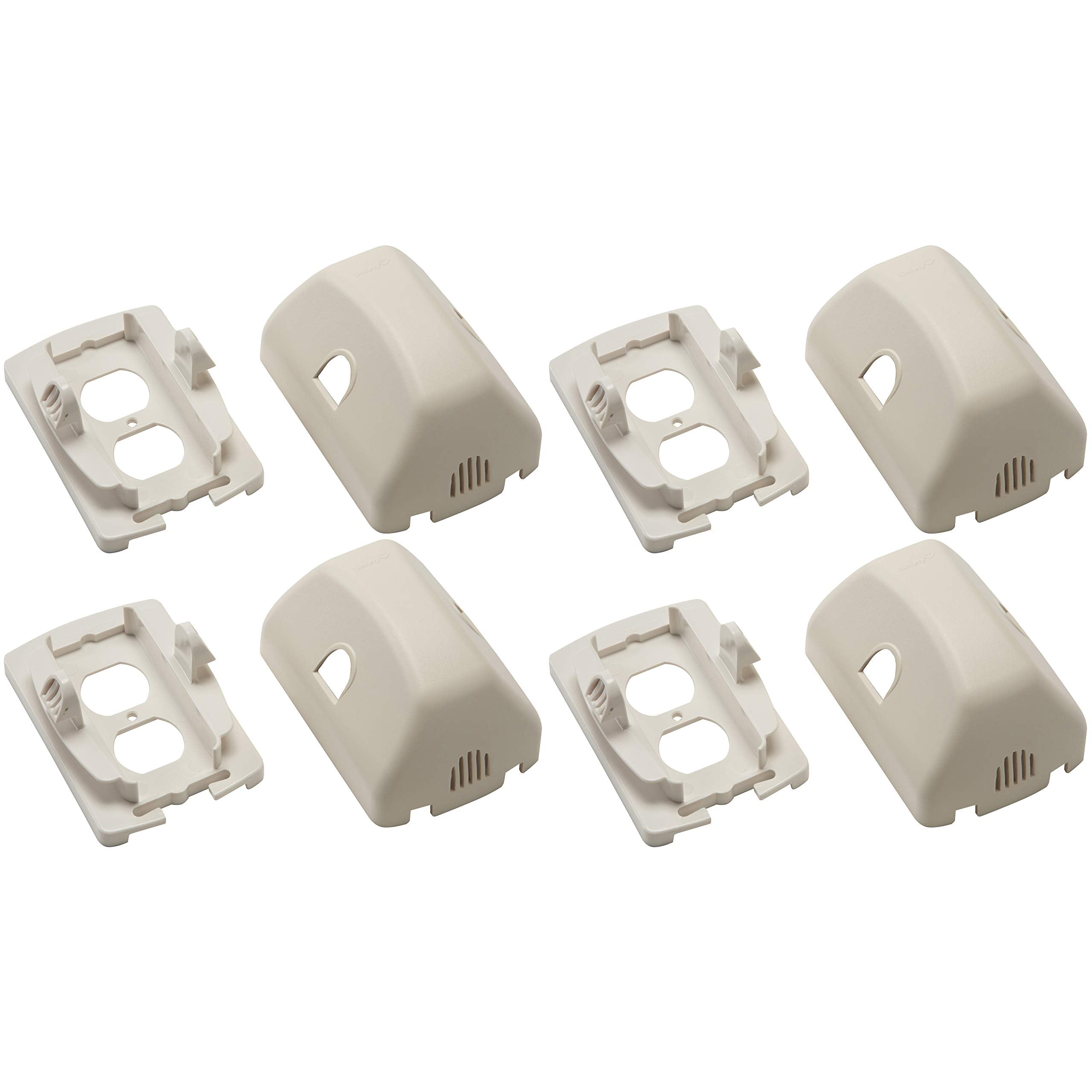 Replaceable wall plate included for clean, simple maintenance with Safety 1st kit.