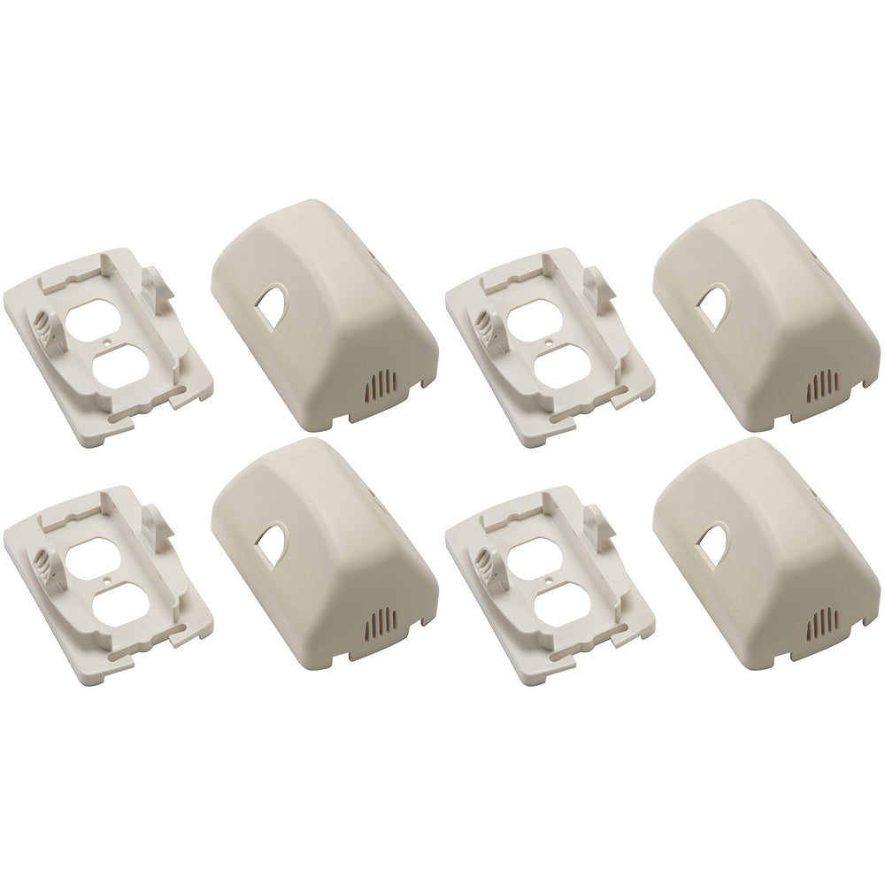 Replaceable wall plate included for clean, simple maintenance with Safety 1st kit.
