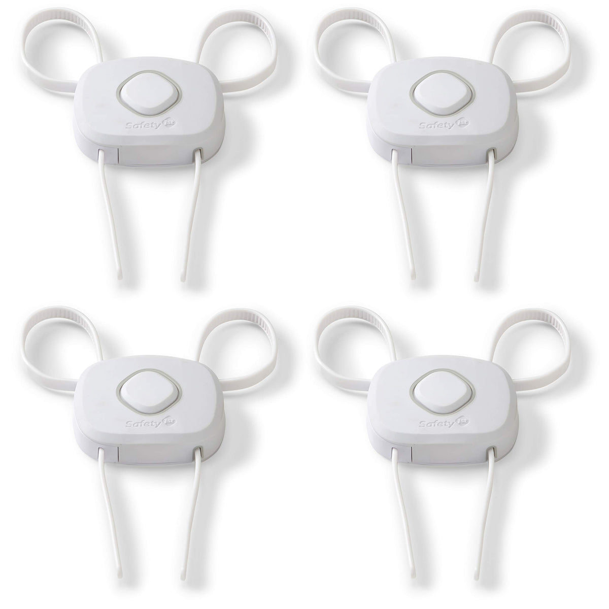Safety 1st OutSmart Flex Lock decoy button deters toddler probing with no effect