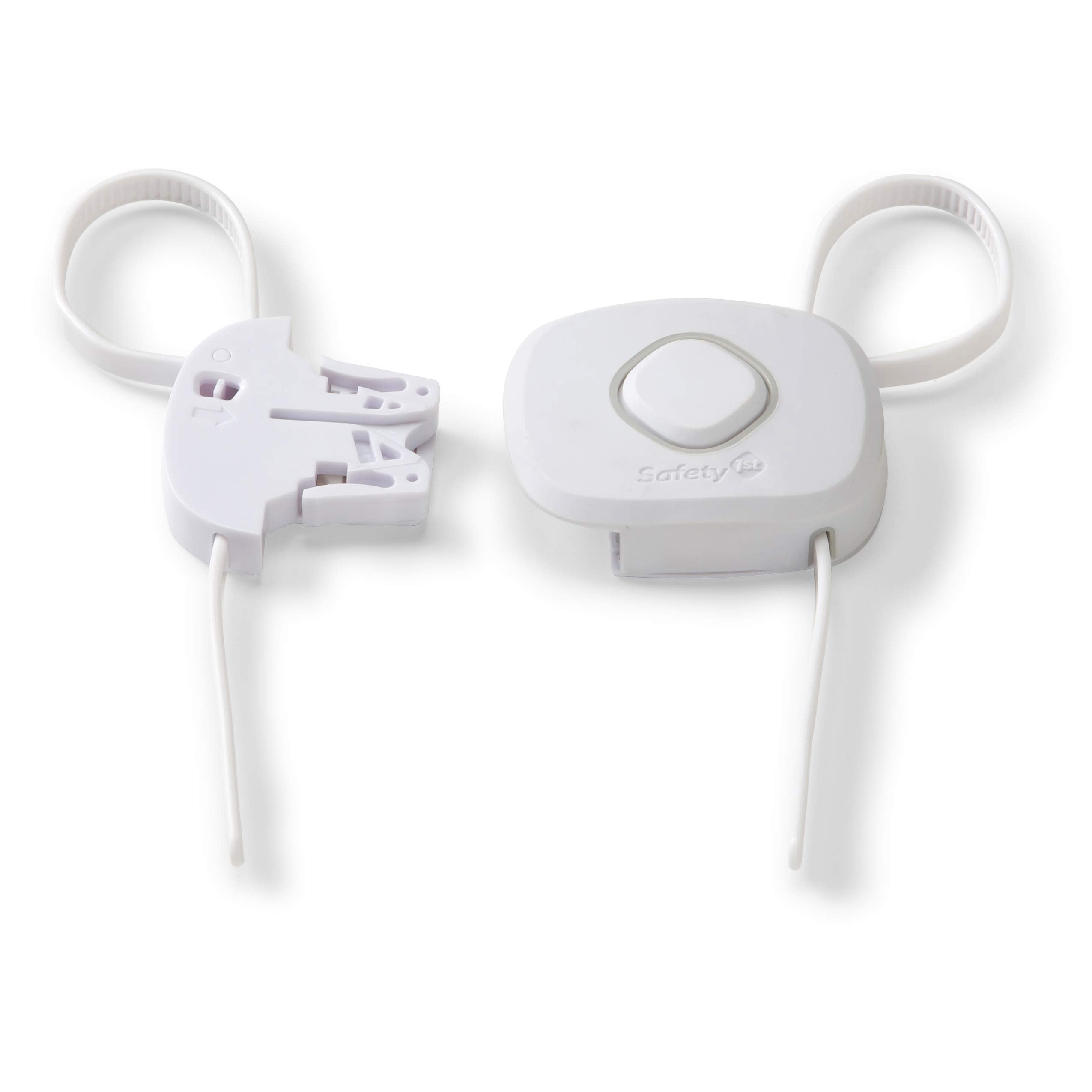 Four-pack packaging for Safety 1st OutSmart Flex Lock is highlighted